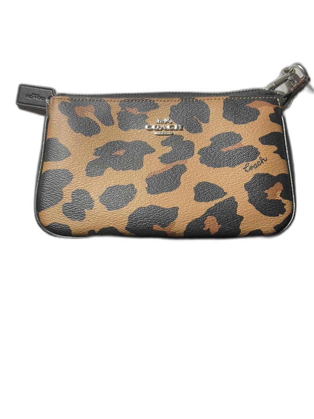 Coach Nolita 19 With Leopard Print Wristlet/Mini Bag NWT